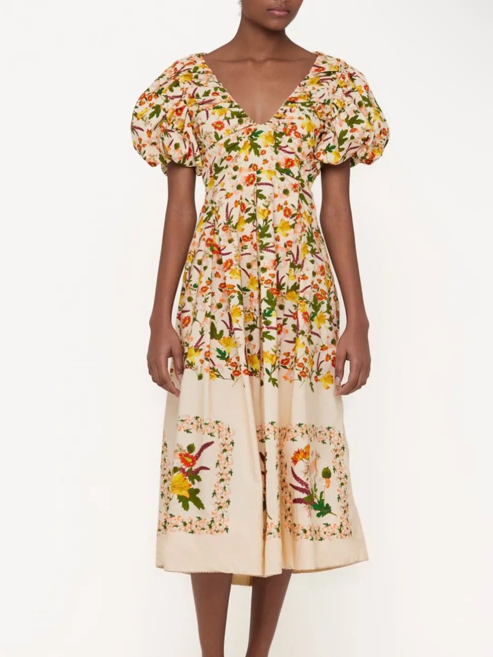 NWT Agua Bendita Clemintina Contaduro Midi Dress